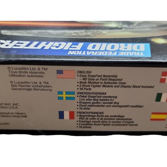 Star Wars Droid Fighters Snapfast 1:48 Model Kit Episode 1 Skill Level 1 - Picture 2 of 14